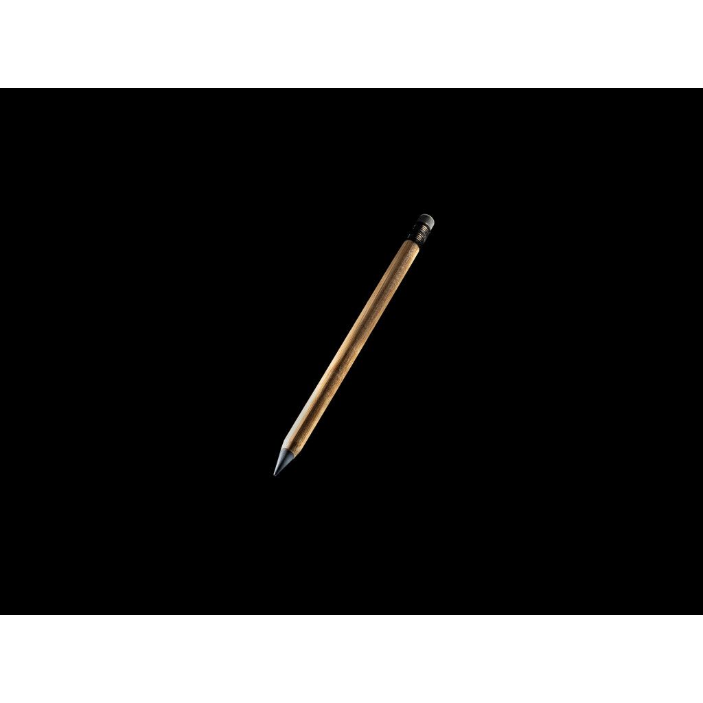 Bambus Infinity-Stift mit Radiergummi - braun-601