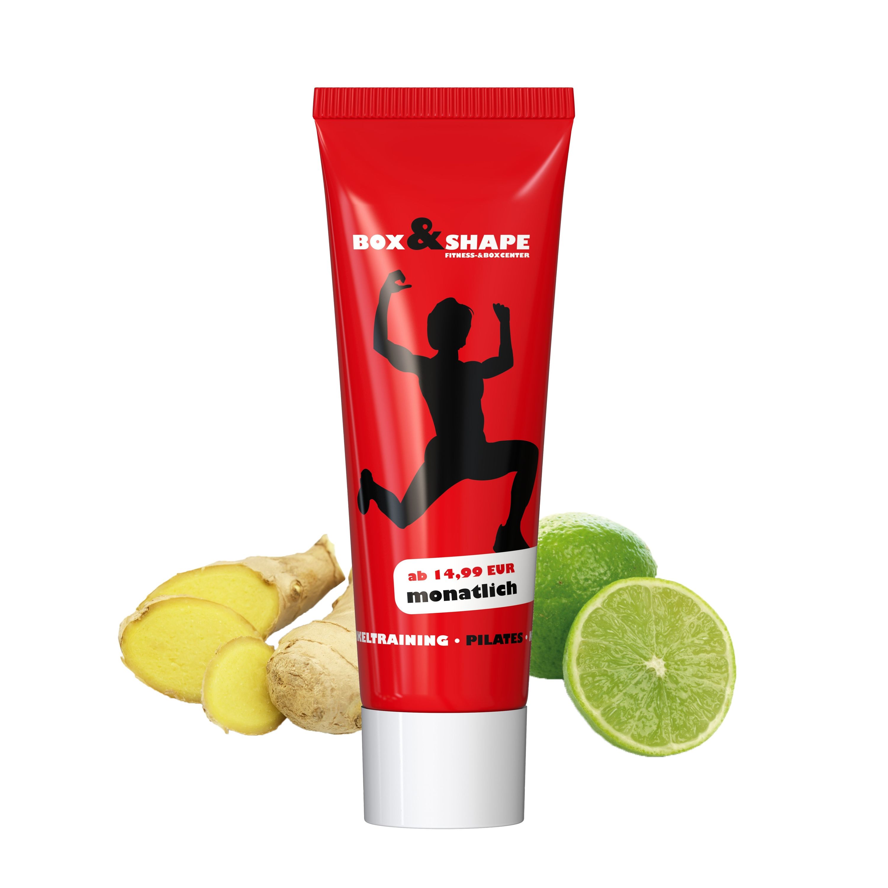 25 ml Tube Duschgel Ingwer-Limette FullbodyPrint-522