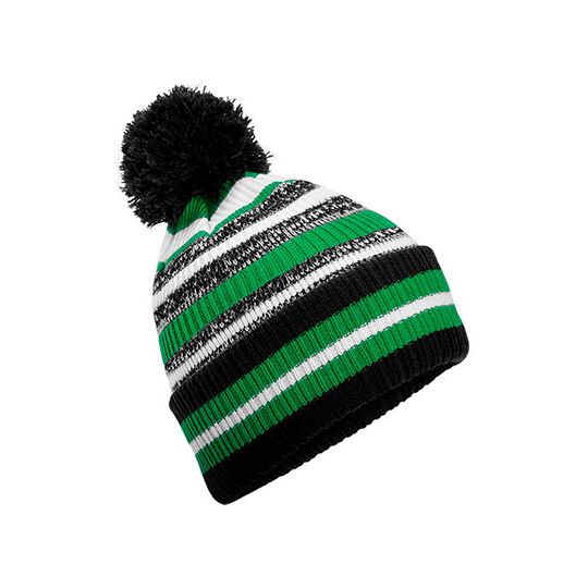 black - kelly green - white