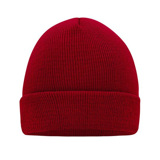 Knitted Cap - burgundy-481