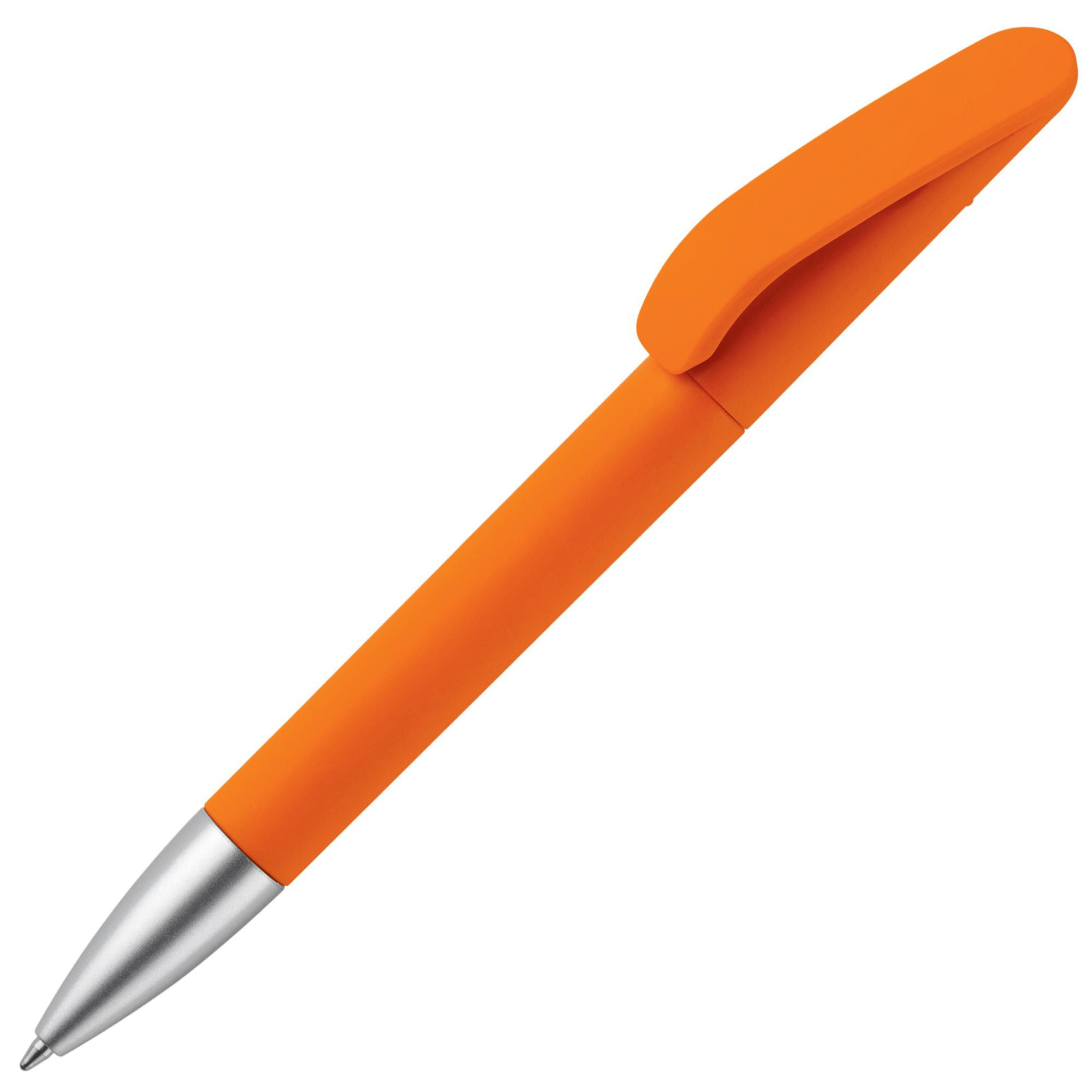 Kugelschreiber Slash soft touch R-ABS - orange-613