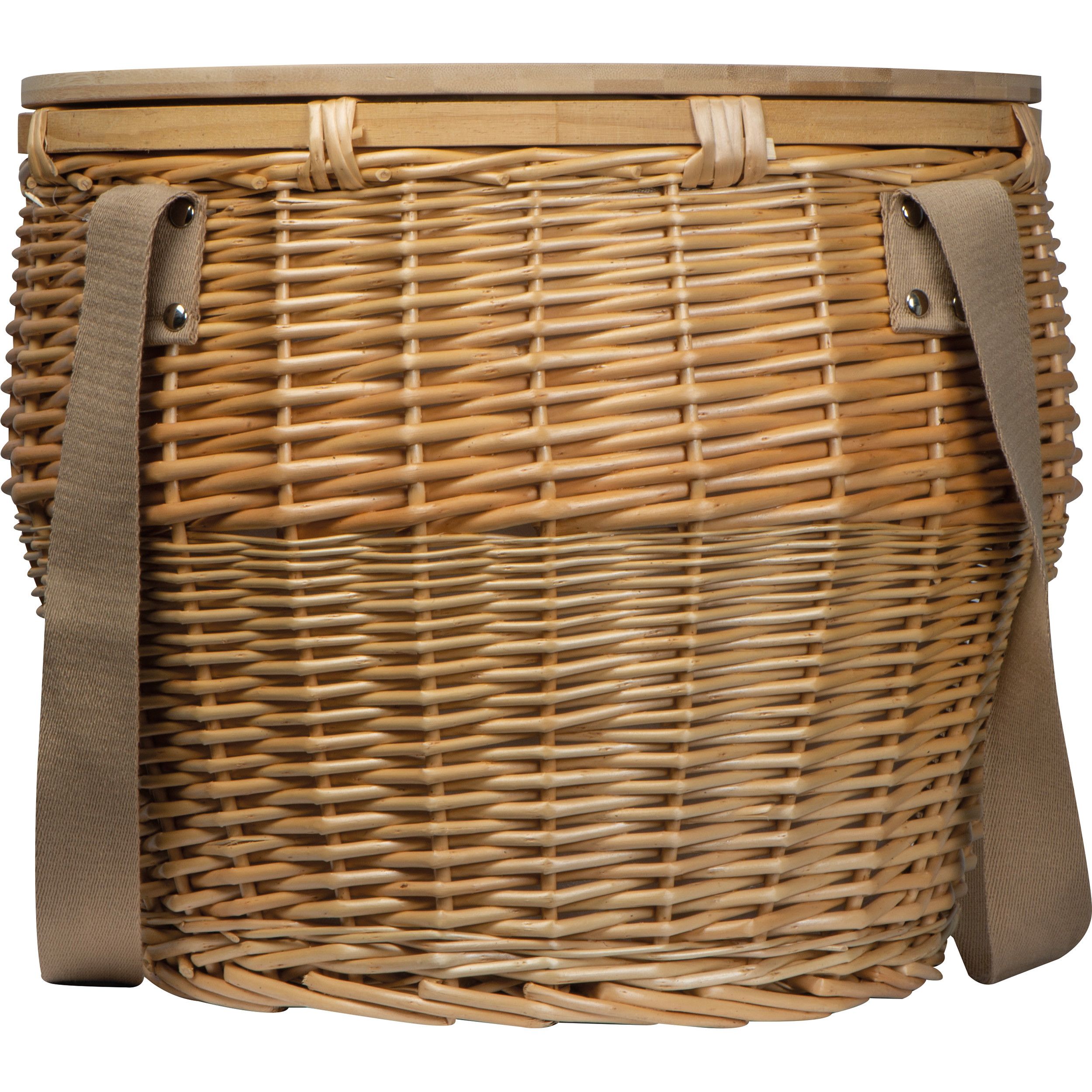 Mark Twain Picknickkorb aus Rattan - beige-328