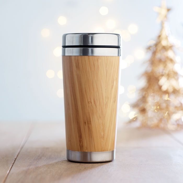Doppelwandiger Trinkbecher RODEODRIVE+ - holz-525