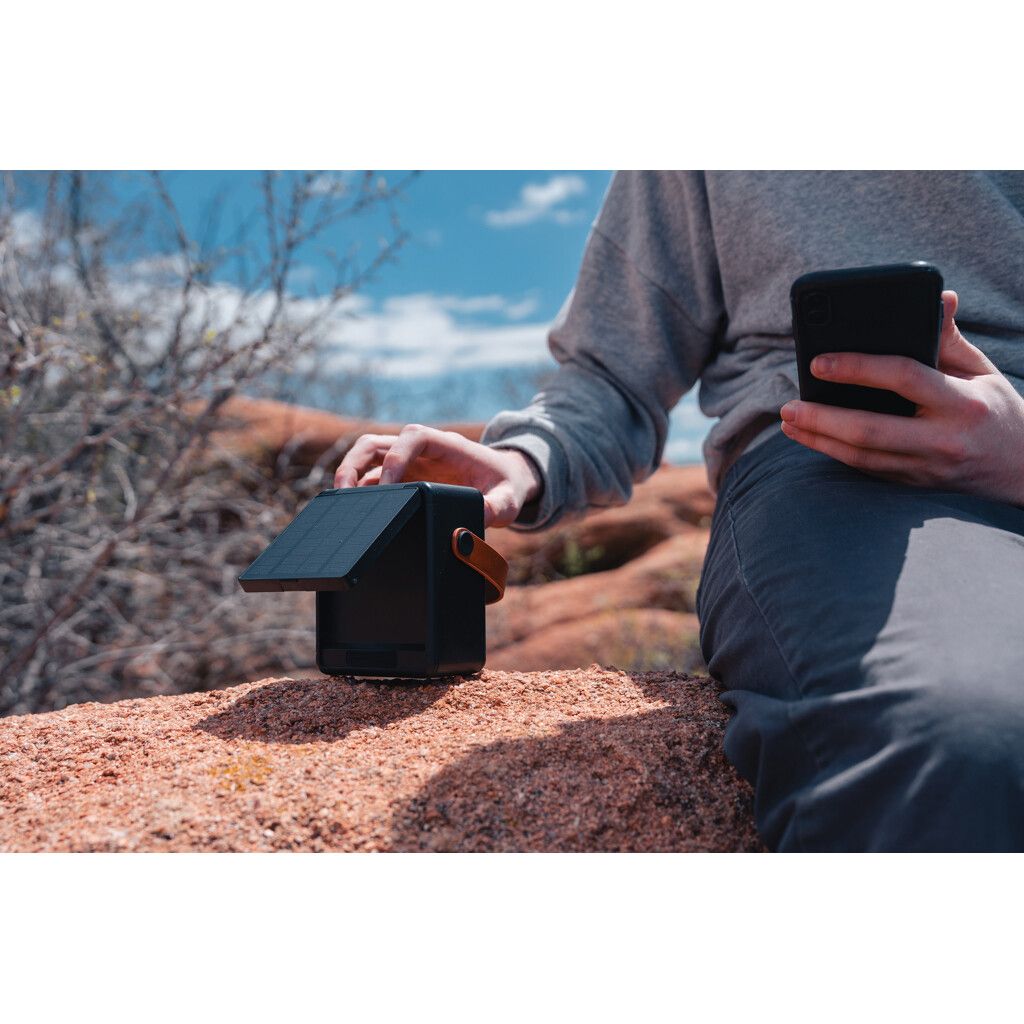 Skywave 12W Solar-Lautsprecher aus RCS recyceltem Kunststoff - schwarz-832