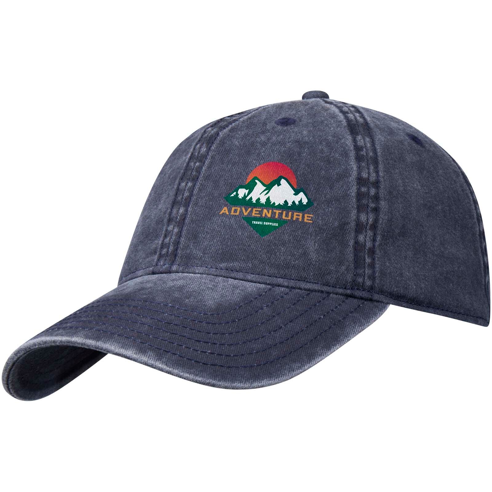 Grafton Cap mit 6 Segmenten washed - navy - 0-985