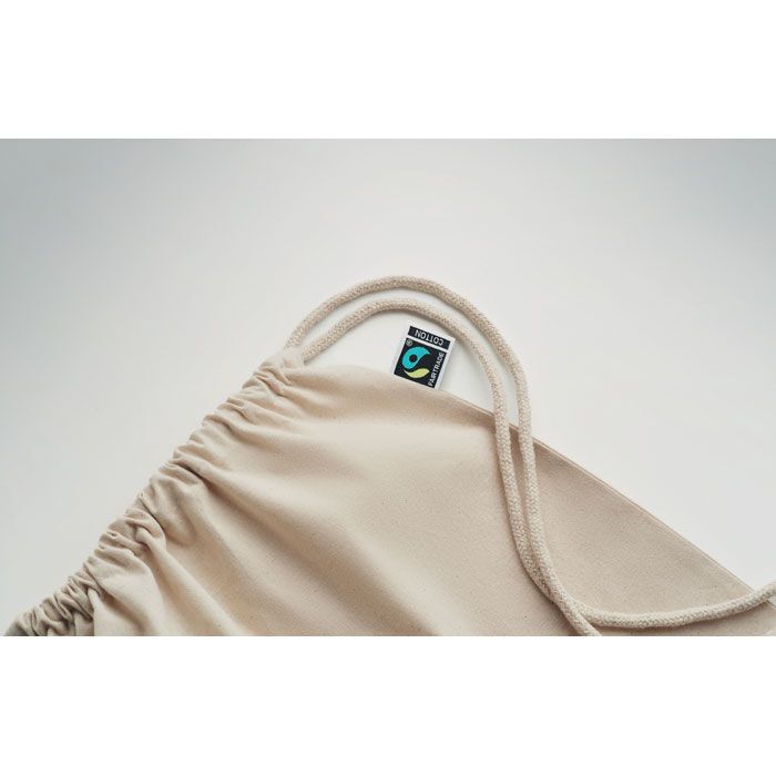 Beutel mit Kordelzug Fairtrade OSOLE DRAW - beige-923