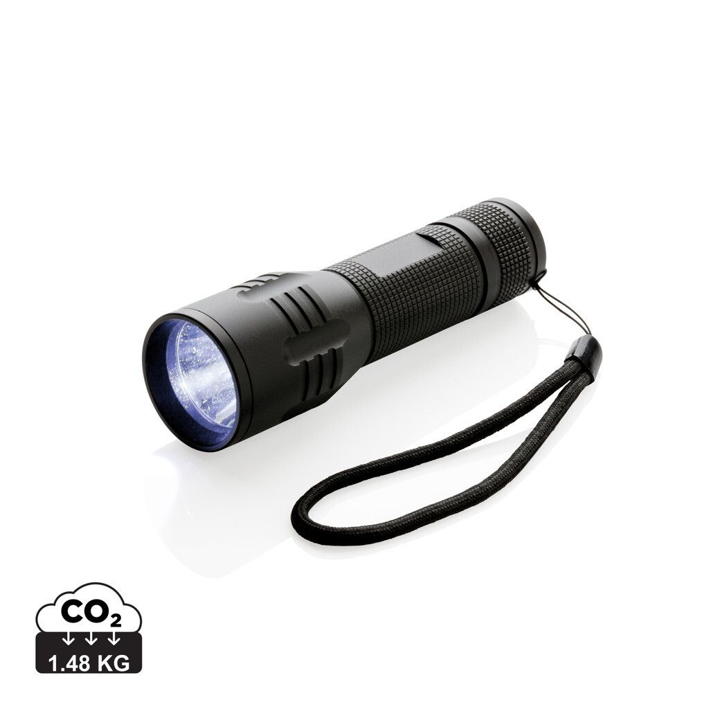 3W Cree Taschenlampe - schwarz-871