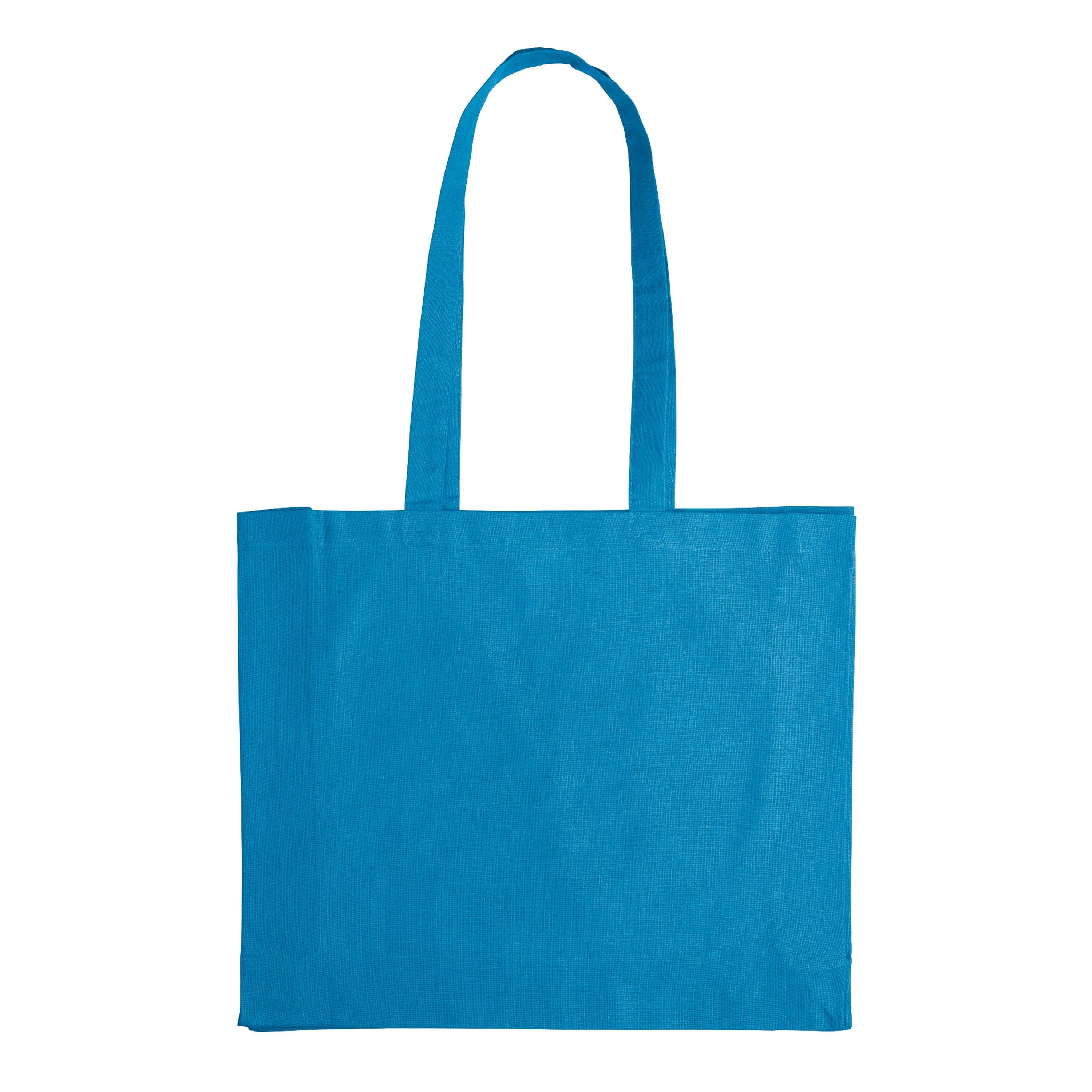 Umhängetasche baumwolle OEKO-TEX® 140g/m² 40x10x35cm - hellblau-125