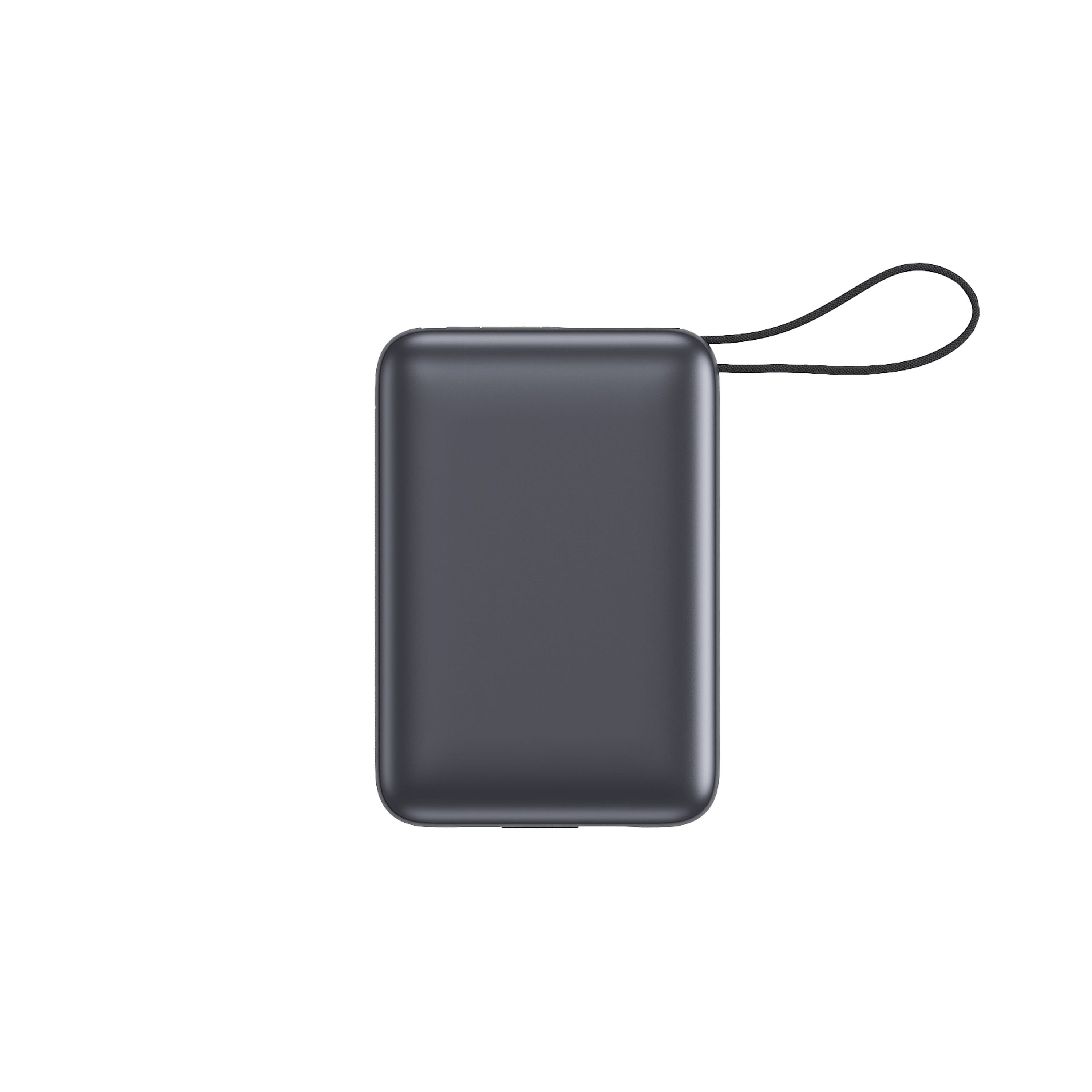 Nova Powerbank 22,5 W Power Delivery mit integrierten Kabeln 20000 mAh - dunkelgrau-618