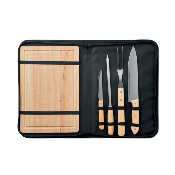 4teiliges Barbecue Werkzeug GRILLE - schwarz-928