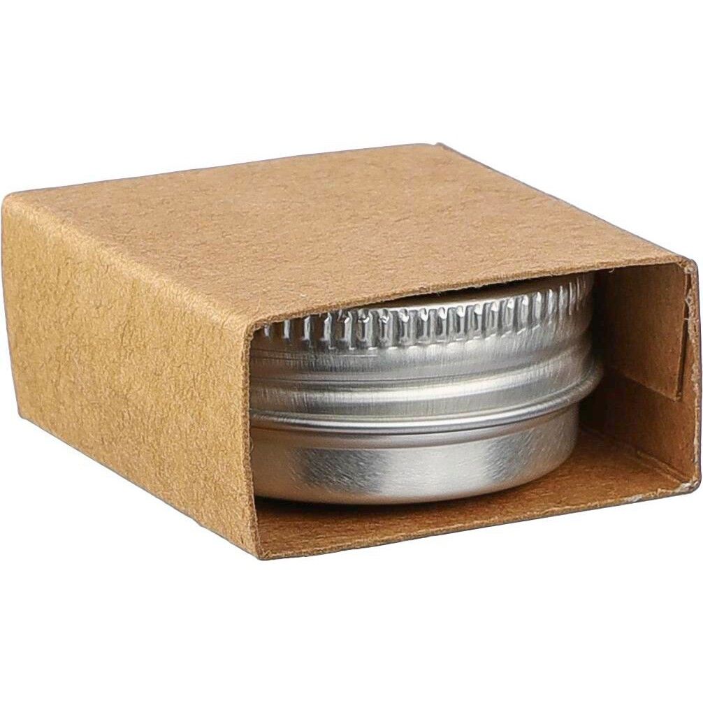Metalldosen-Lippenbalsam Kevin - silber-787