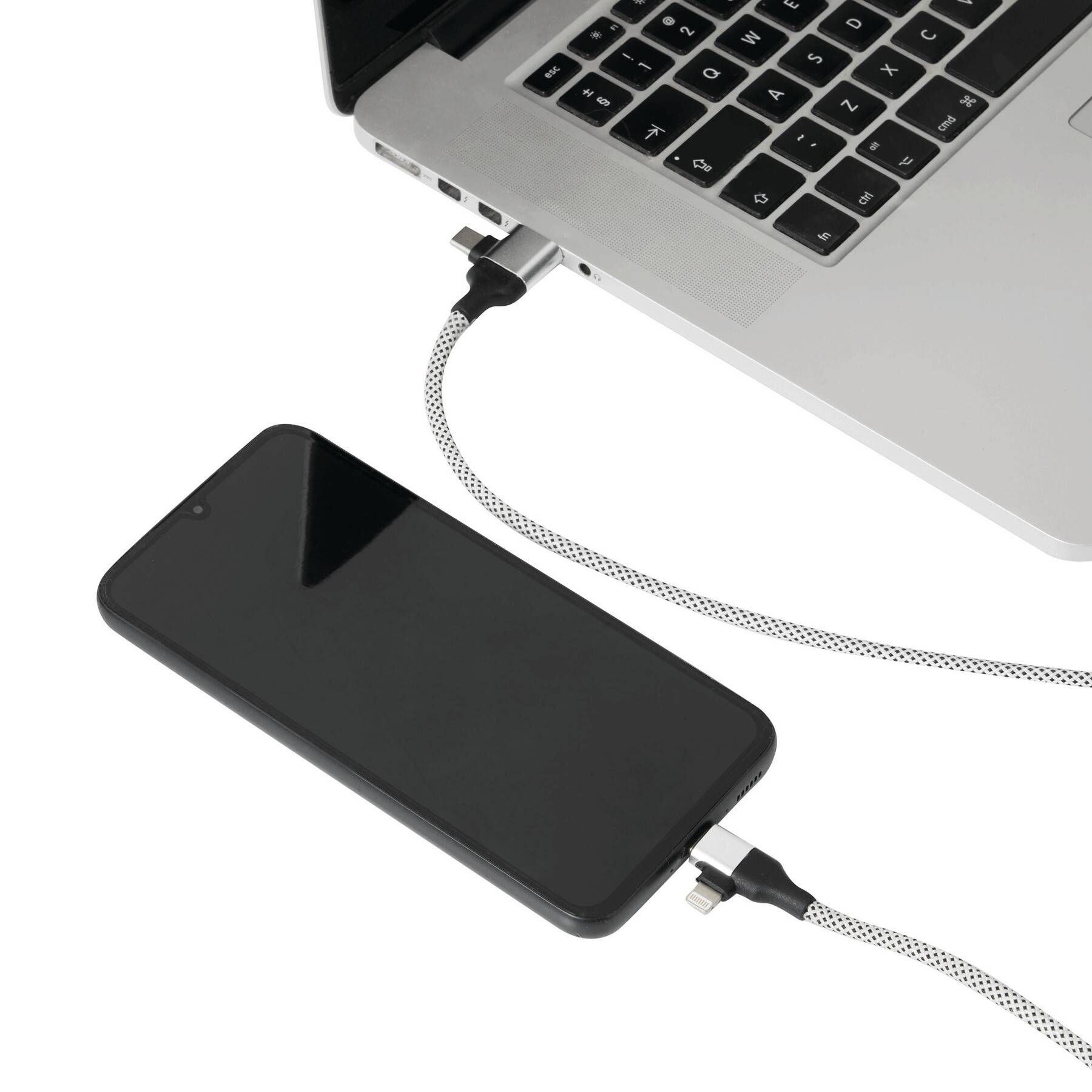 Lade- und Datenkabel SUPERMAG - silber-1000