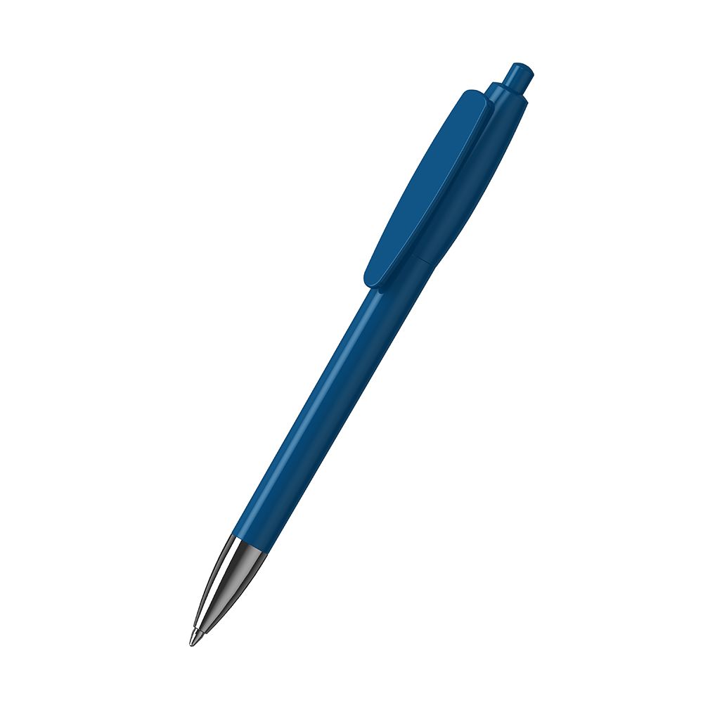 Druckkugelschreiber Klix high gloss Mn - mittelblau-785