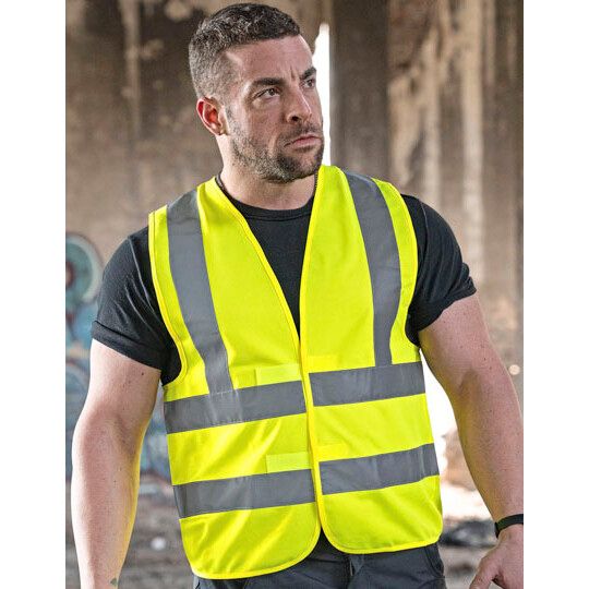 Hi-Vis Safety Vest With 4 Reflective Stripes Hannover - violett-531