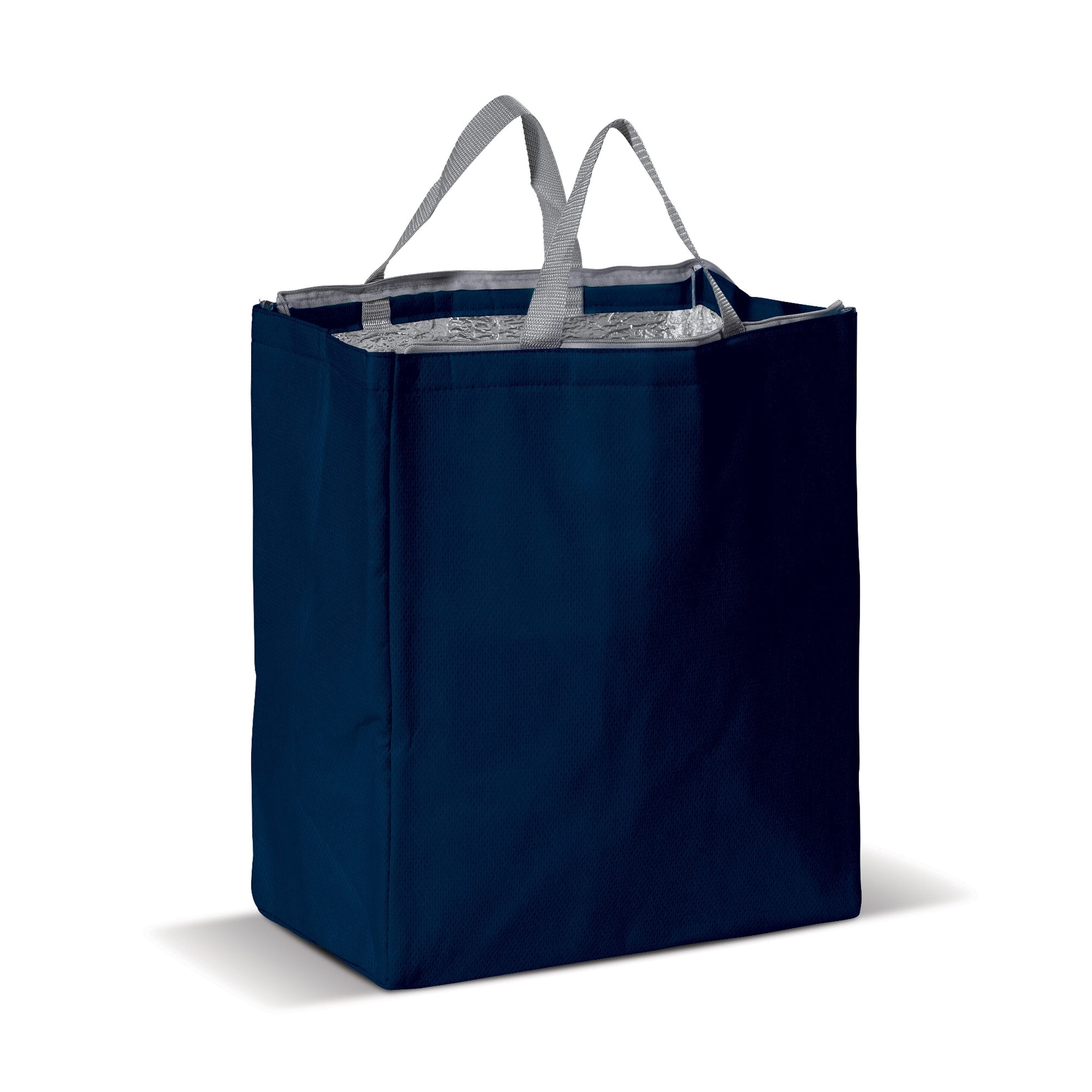 Große Kühltasche aus Non Woven 32.5 x 19.5 x 39 cm, 100 g/m² - dunkelblau-987