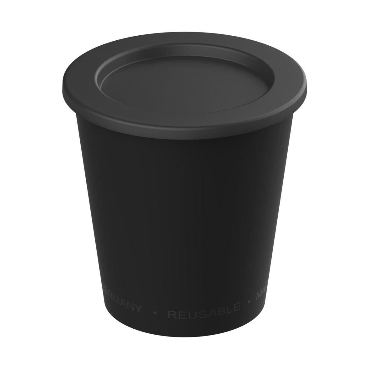 Dipbecher ToGoPlus, 200 ml - schwarz-717