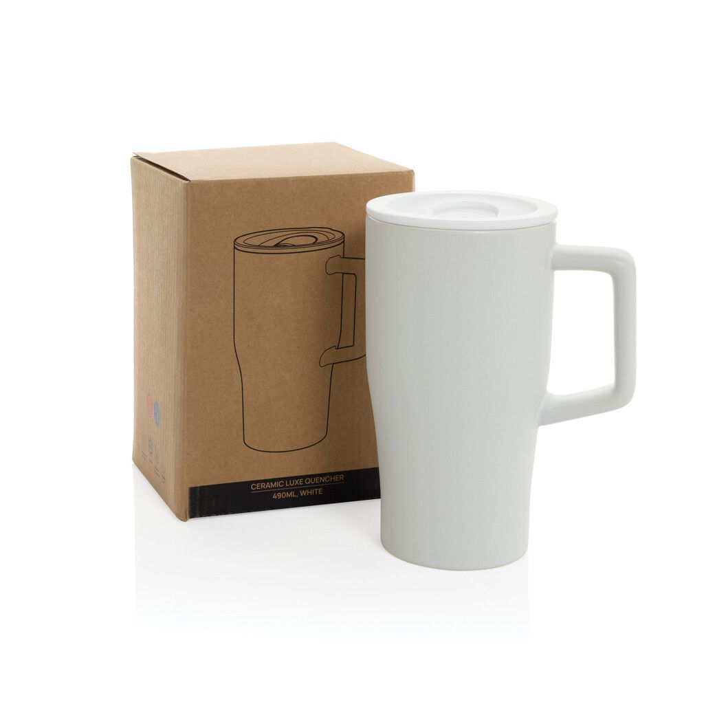 Keramik Luxe Quencher 490ml - weiß-667