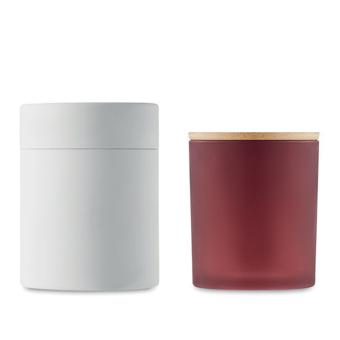 Kerze im Glas 280 g KEOPS LARGE - bordeaux-734