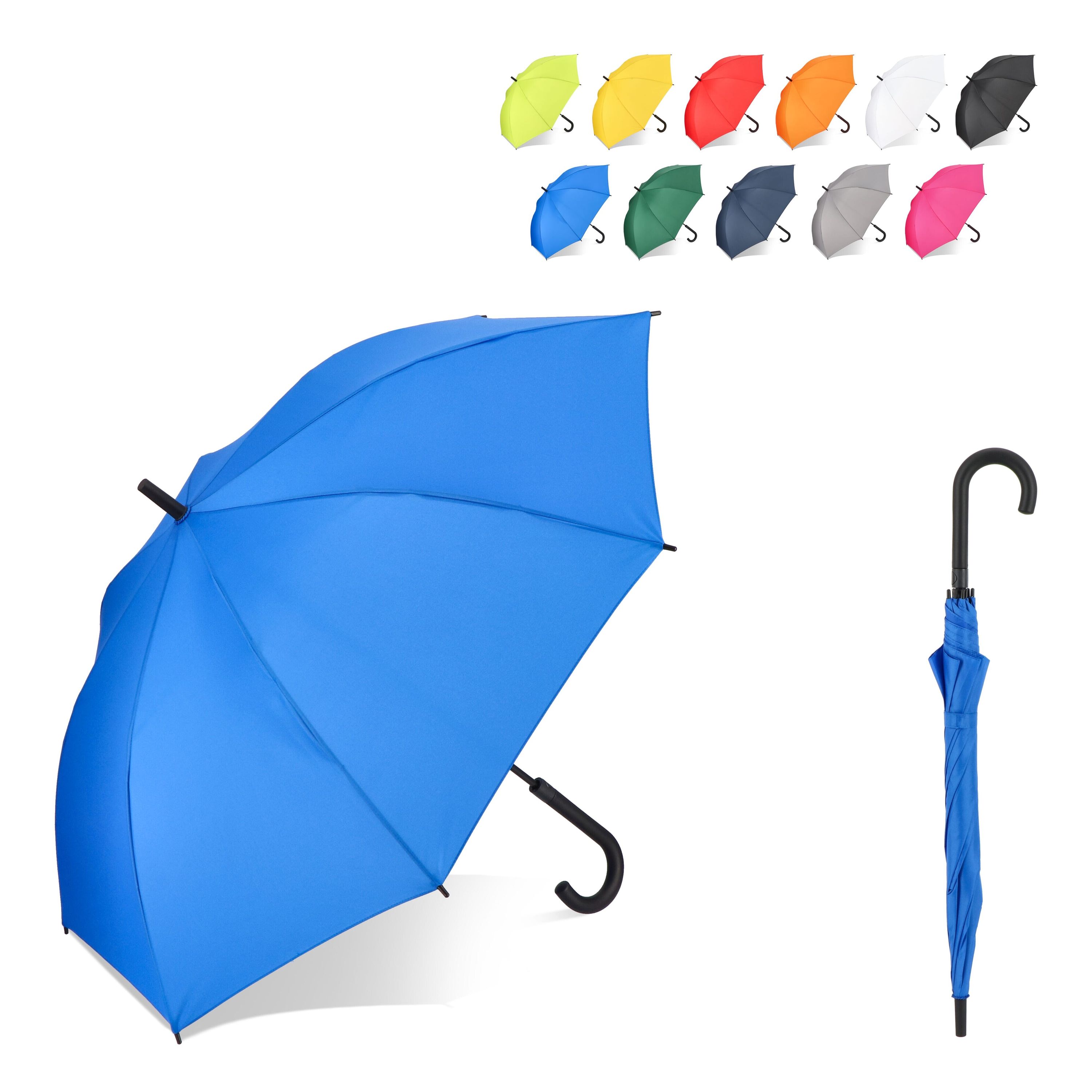 Verdure 190T Pongee 23 windproof Hakenschirm Auto open - blau-267