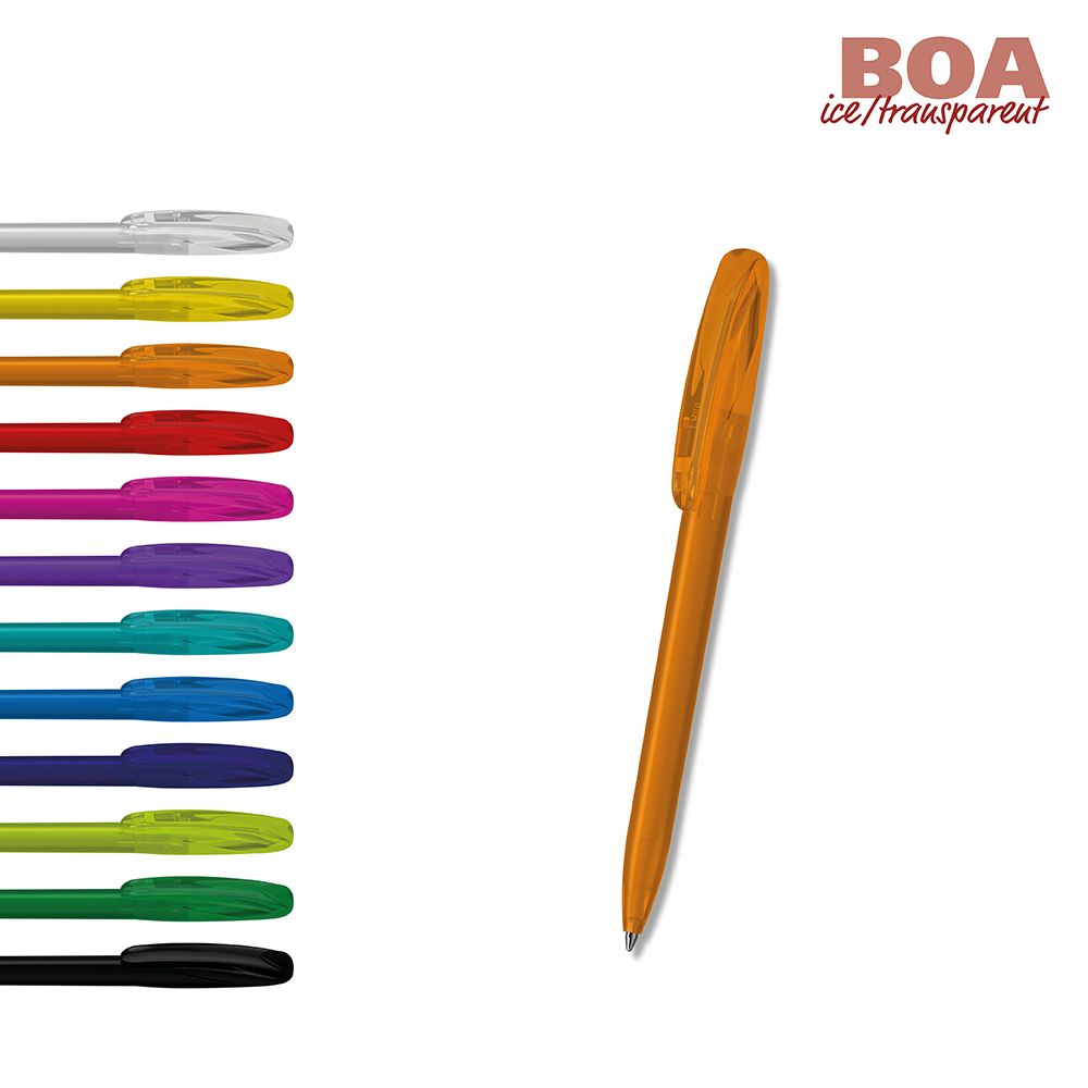 Drehkugelschreiber Boa ice/transparent - violett ice-36