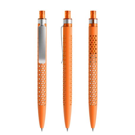 prodir QS40 Soft Touch PRS Push Kugelschreiber Metall-Clip - orange-331