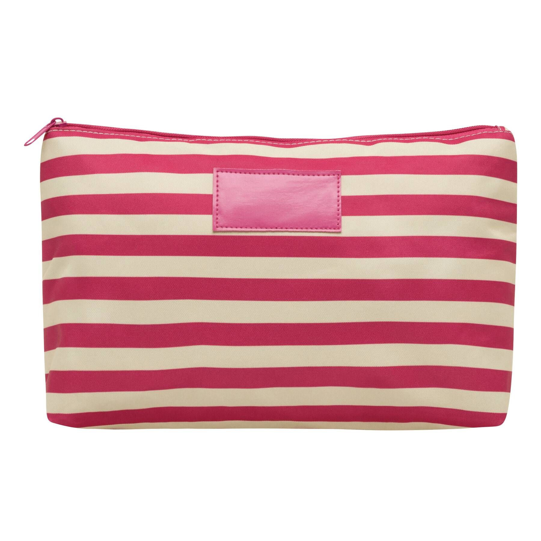 Kulturbeutel STRIPY - beige - pink-362