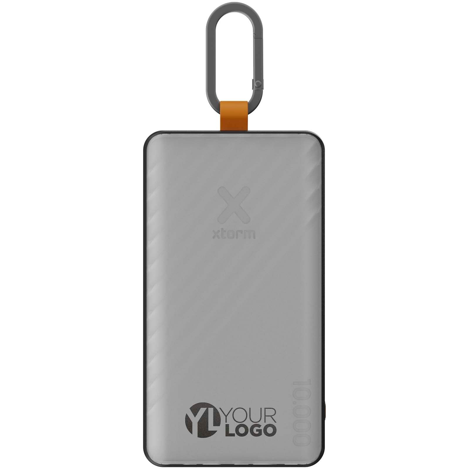 Xtorm XG2S101 Go2 10.000 mAh 15W Solar Powerbank mit Lampe  - kohle-767