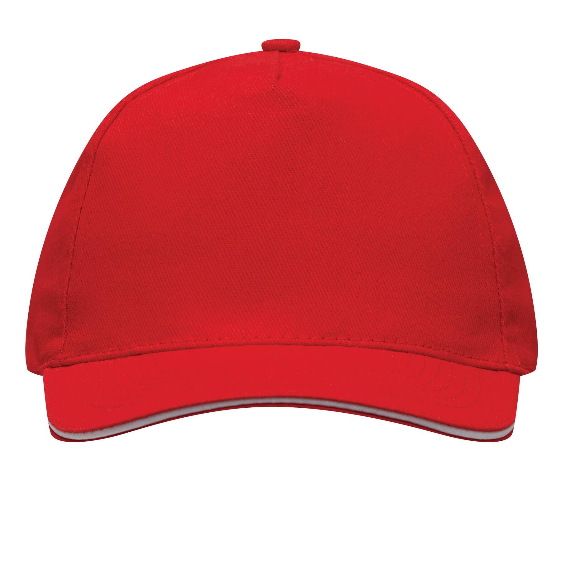 5-Panel-Sandwich-Cap WALK - rot-801