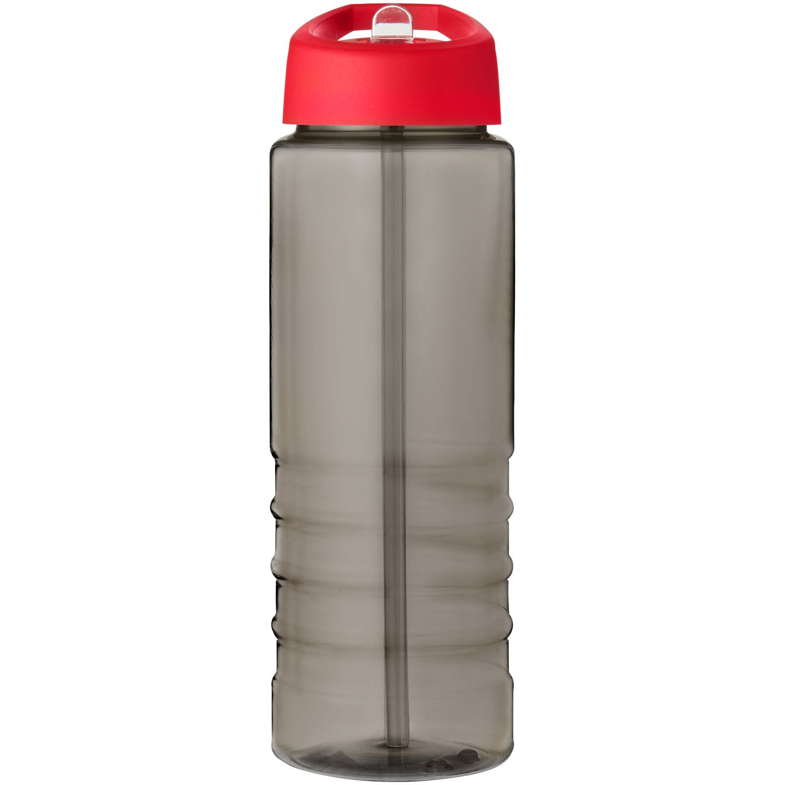 H2O Active Eco Treble 750 ml Sportflasche mit Stülpdeckel  - kohle -  rot-829
